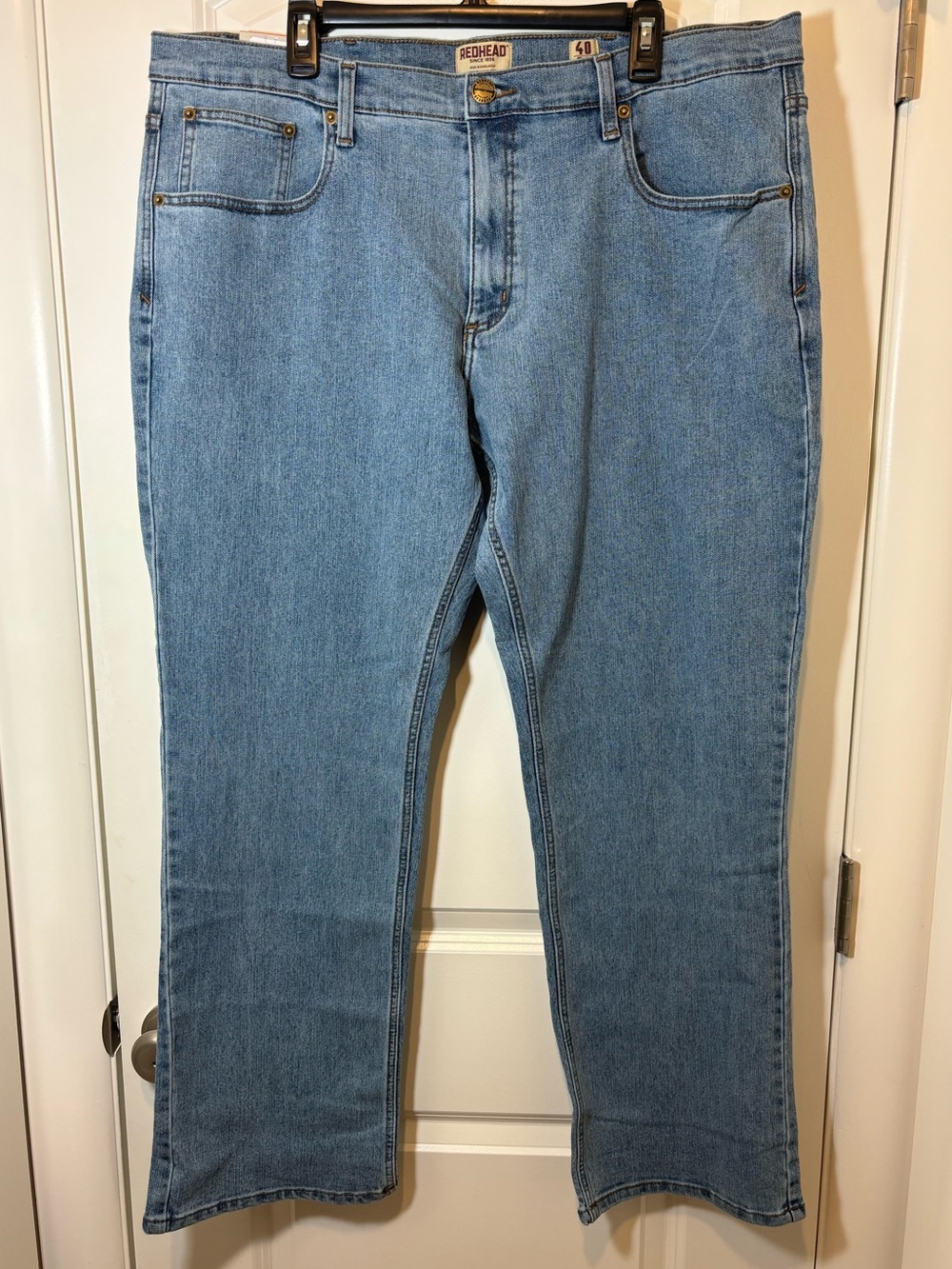 RedHead Men's Light Blue Straight Jeans